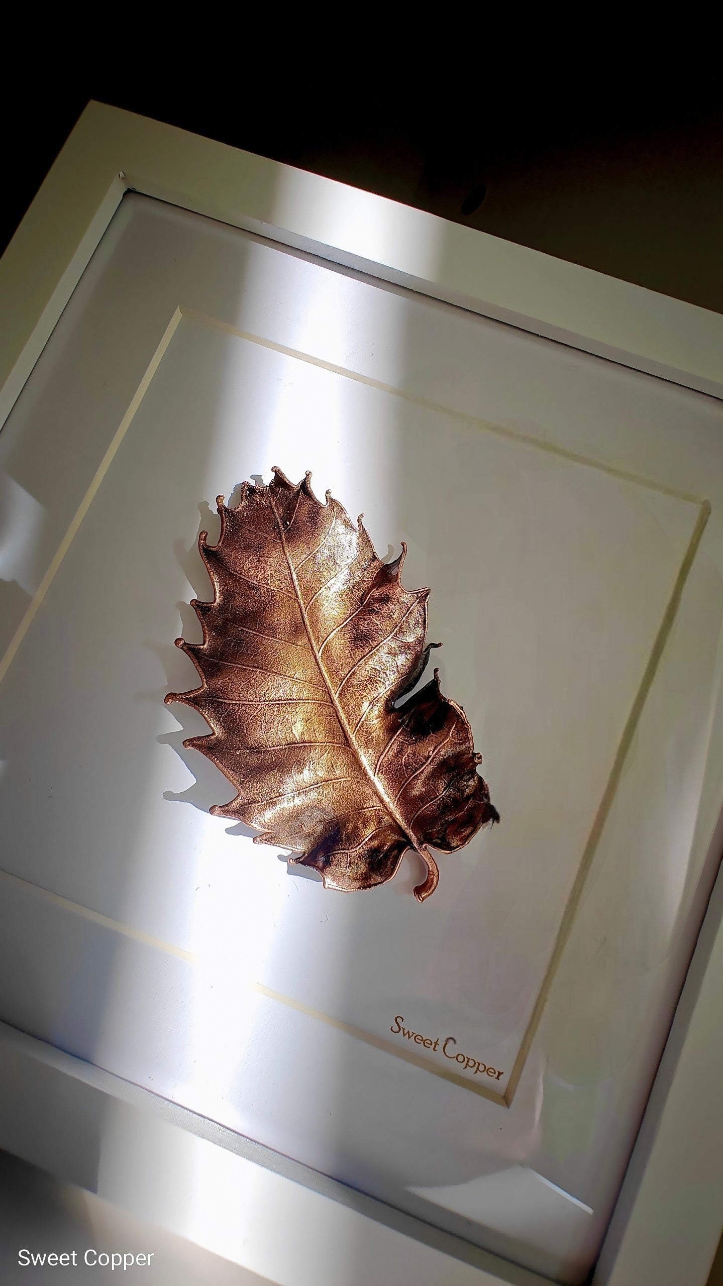 Chestnut Leaf Wall Art – Coffee Patina | WA005