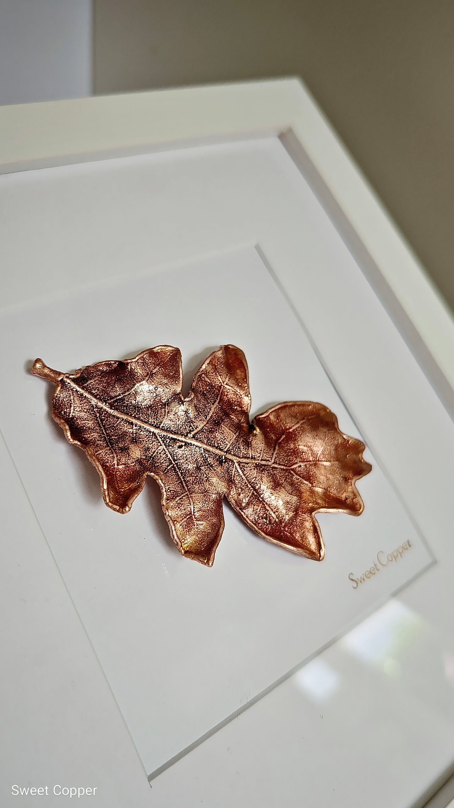 Dandelion Leaf – Coffee Patina – Wall Art | WA012