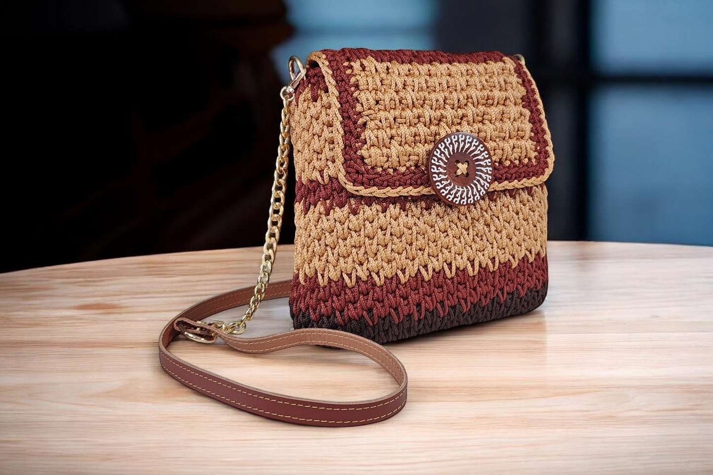 Country Crossbody Flap Bag