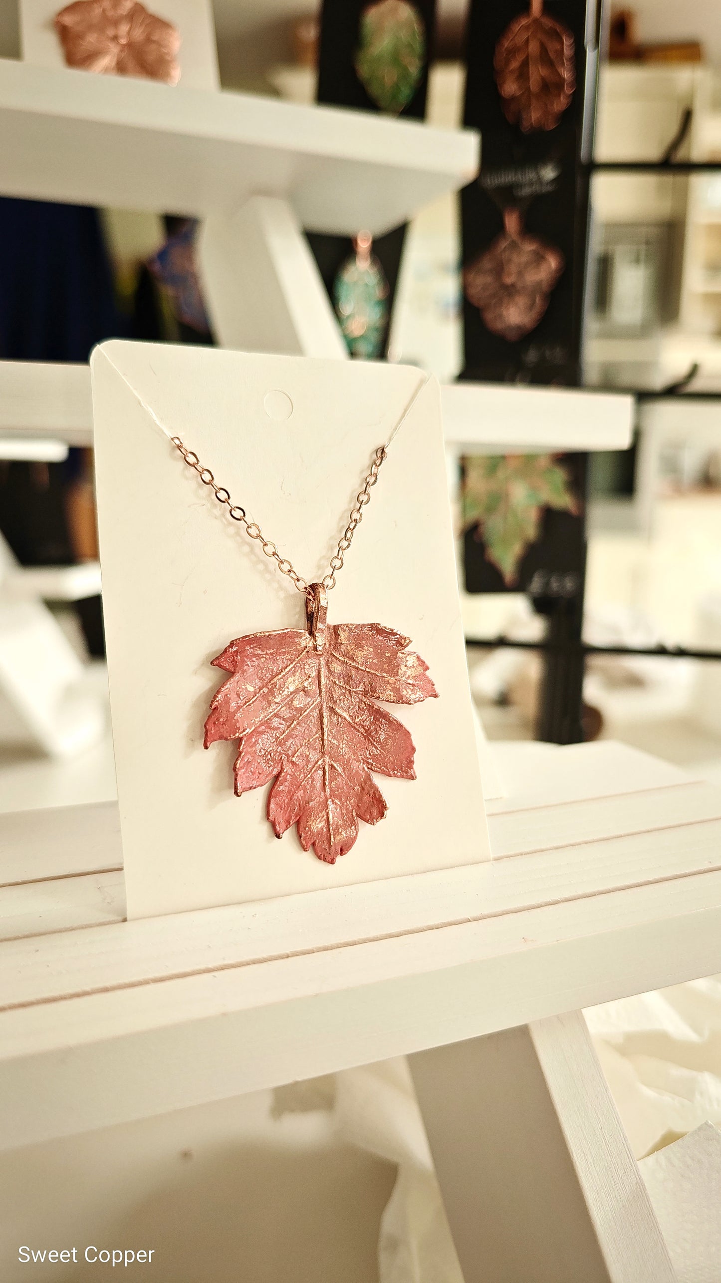 Hawthorn Leaf Pendant