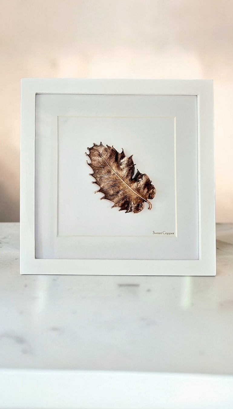 Chestnut Leaf Wall Art – Coffee Patina | WA005