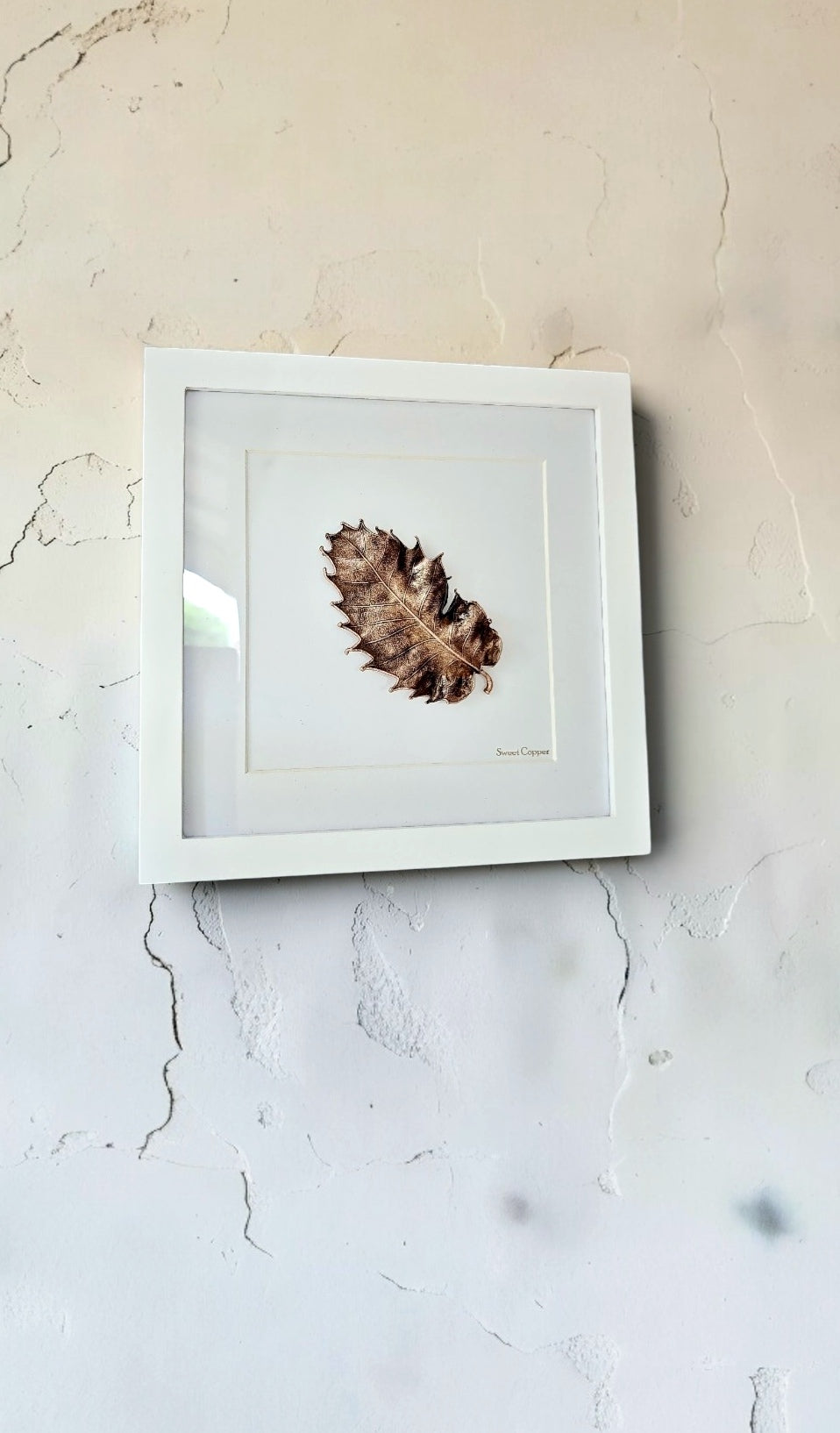 Chestnut Leaf Wall Art – Coffee Patina | WA005