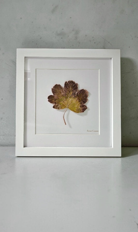 Grape Leaf Wall Art – Moss Olive Patina | WA006
