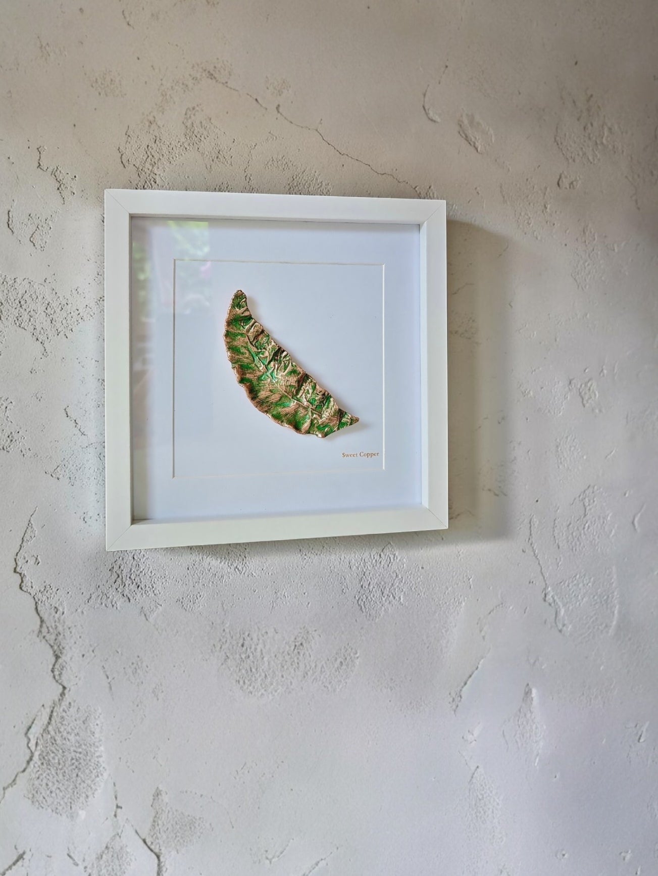 Hart's-Tongue Fern – Green Patina – Wall Art | WA007