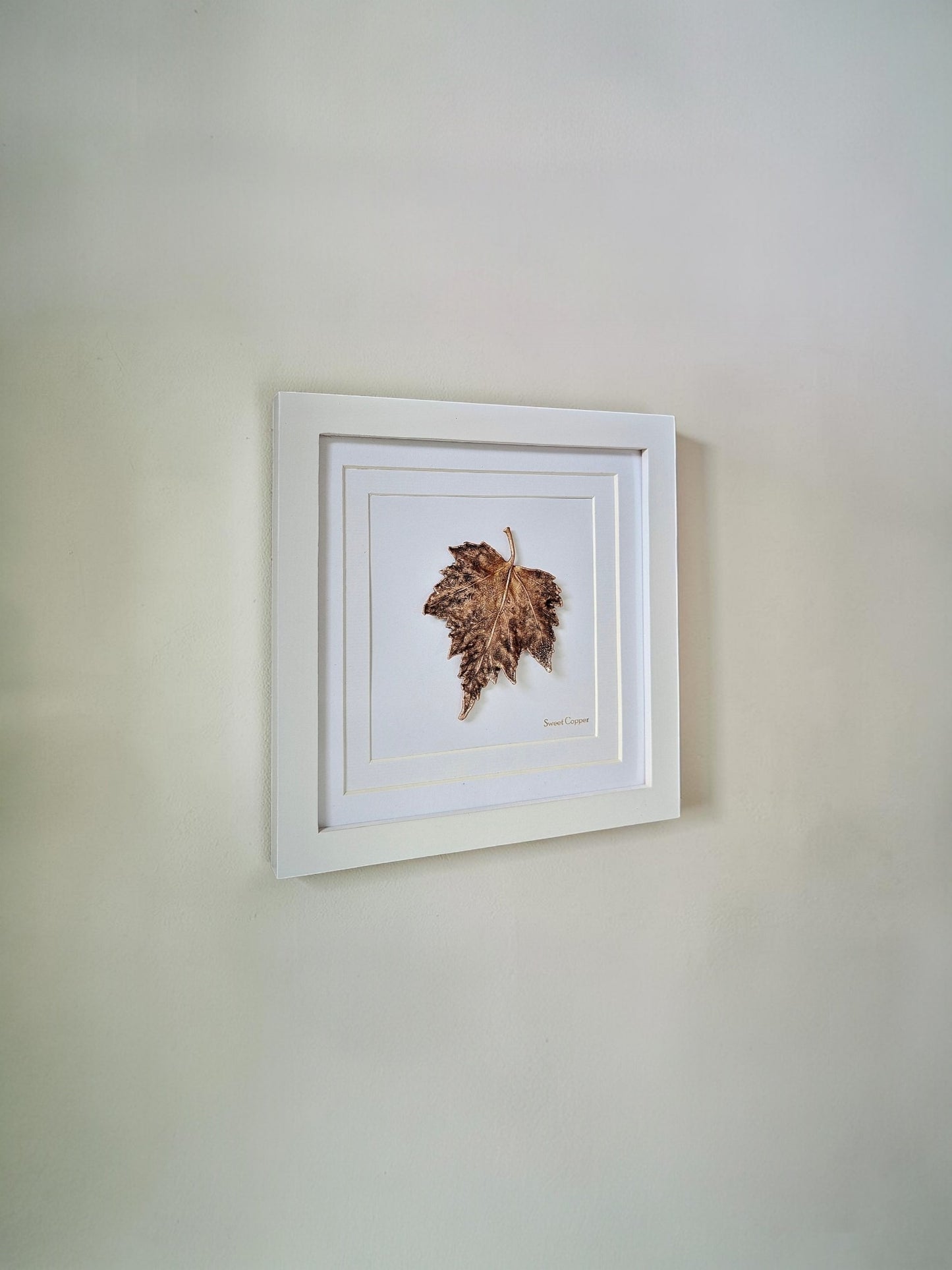 Birch Leaf – Coffee Patina – Wall Art | WA011