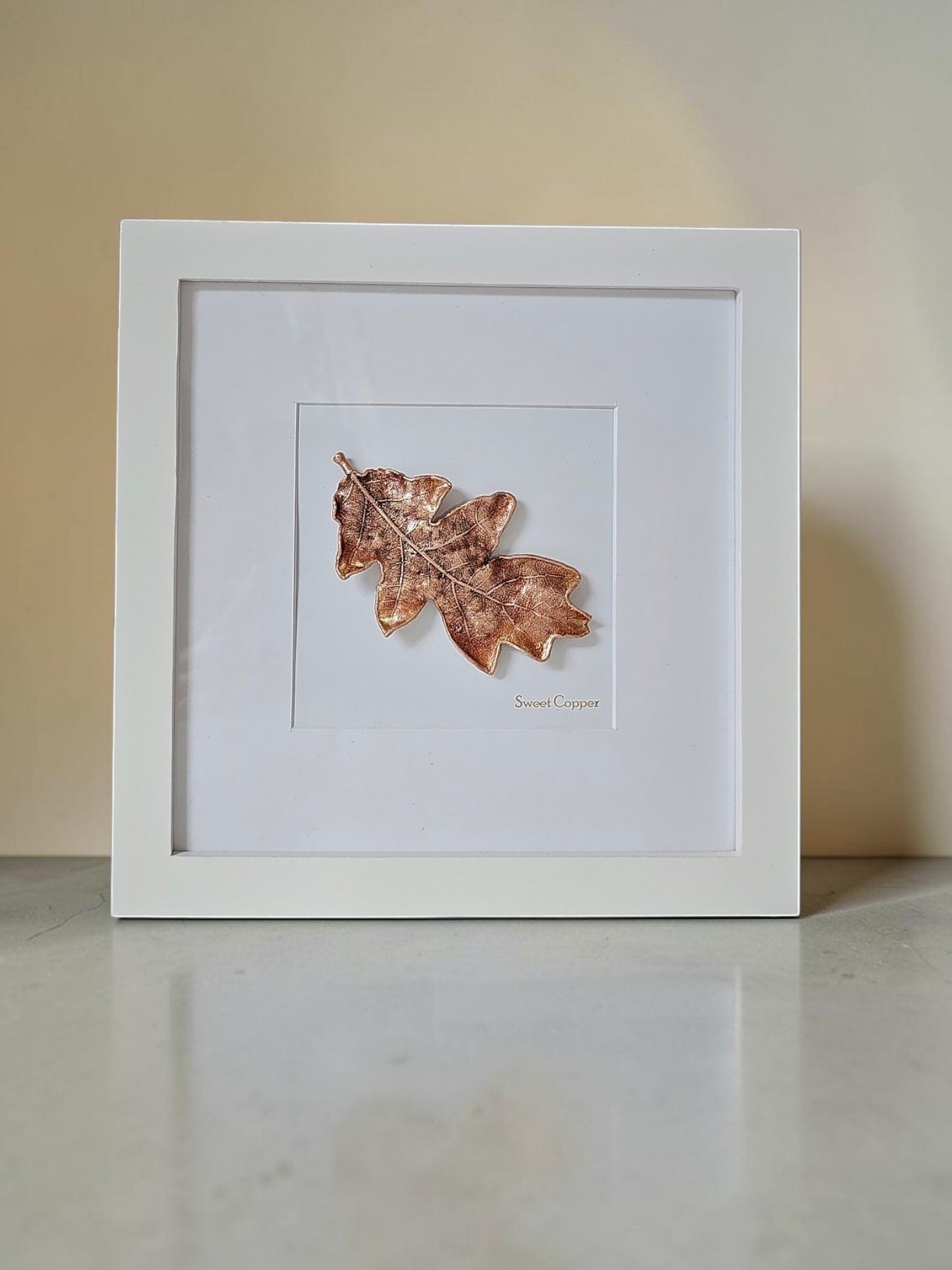 Dandelion Leaf – Coffee Patina – Wall Art | WA012