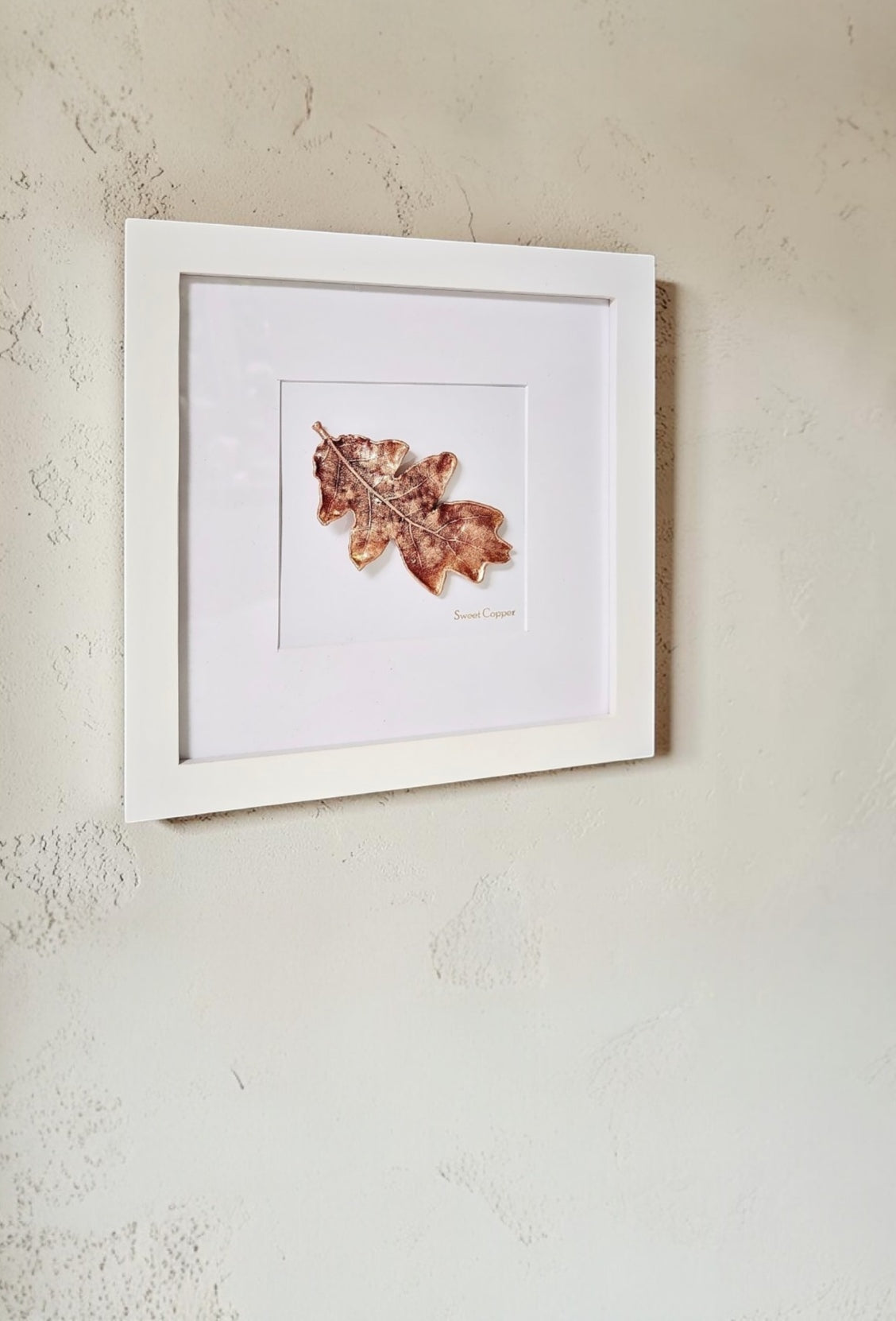 Dandelion Leaf – Coffee Patina – Wall Art | WA012